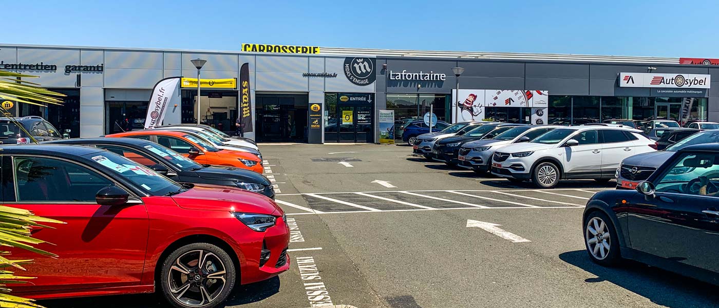 Extérieur concession Autosybel Bassussarry